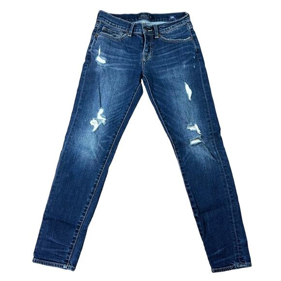 Lucky Brand Sienna Slim Boyfriend Distressed Jeans Size 0/25 - Picture 1 of 8
